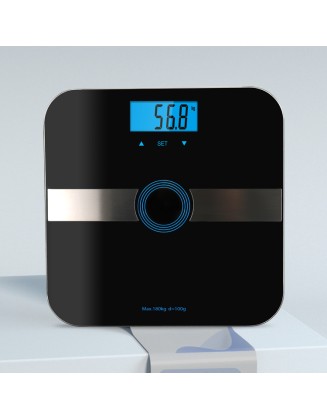 Tempered glass electronic scale