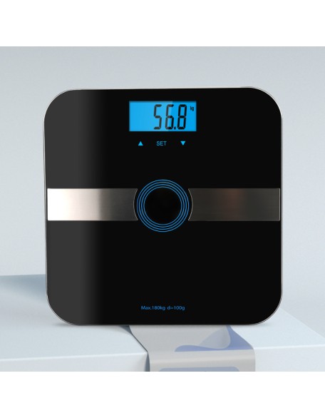 Tempered glass electronic scale